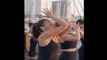 Mass yoga event was organised by Israeli women solidarity with victims smp Mass yoga event was organised by Israeli women solidarity with victims smp