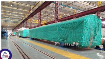 bengaluru namma Metro Yellow Line got a bogie from China gow bengaluru namma Metro Yellow Line got a bogie from China gow