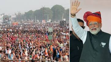 Modi mania trumps cricket fever: Massive turnout at PM's rallies in Rajasthan despite World Cup final snt Modi mania trumps cricket fever: Massive turnout at PM's rallies in Rajasthan despite World Cup final snt