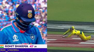 Watch Travis Head takes a blinder to dismiss Rohit Sharma in World Cup Cricket Final Watch Travis Head takes a blinder to dismiss Rohit Sharma in World Cup Cricket Final