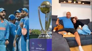Icc World cup 2023 Final How To drink Alchohal at home while watching match without knowing to wife A couples video goes viral akb Icc World cup 2023 Final How To drink Alchohal at home while watching match without knowing to wife A couples video goes viral akb