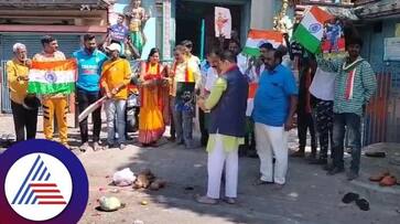 Cricket world cup 2023 Sports fans pray for Indias World Cup win at bengaluru rav Cricket world cup 2023 Sports fans pray for Indias World Cup win at bengaluru rav