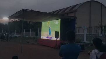 Stone for LED Screen for India Loss against Australia in ICC Cricket World Cup Final Match grg Stone for LED Screen for India Loss against Australia in ICC Cricket World Cup Final Match grg