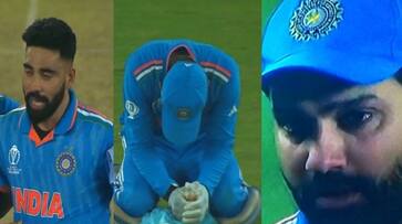 Rohit Sharma Siraj And team India players gets emotional after lose against Australia Final ckm Rohit Sharma Siraj And team India players gets emotional after lose against Australia Final ckm