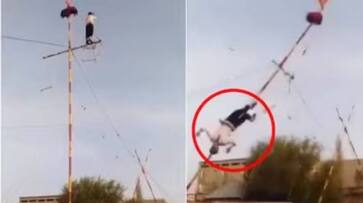 chilean trapeze artist falls down during performance video rlp chilean trapeze artist falls down during performance video rlp
