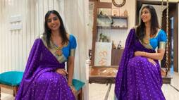 Kanthara Actress Sapthami Gowda in Traditional Look, Fans says Just Like a Wow Vin