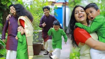Ambili Devi caressing her son on his birthday, fans wish her vvk Ambili Devi caressing her son on his birthday, fans wish her vvk