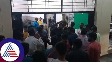 Worm found in Bengaluru VV hostel food; Students protest at Bengaluru rav Worm found in Bengaluru VV hostel food; Students protest at Bengaluru rav