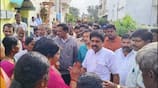 heavy rain in tirupur people argument with mayor vel