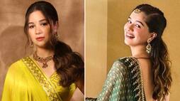 sara tendulkar outfits collection Designer lehenga for women party wear photos kxa 