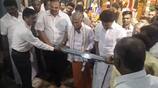 minister sekar babu and anbil mahesh inaugurate new Chariot at rock fort temple in trichy vel