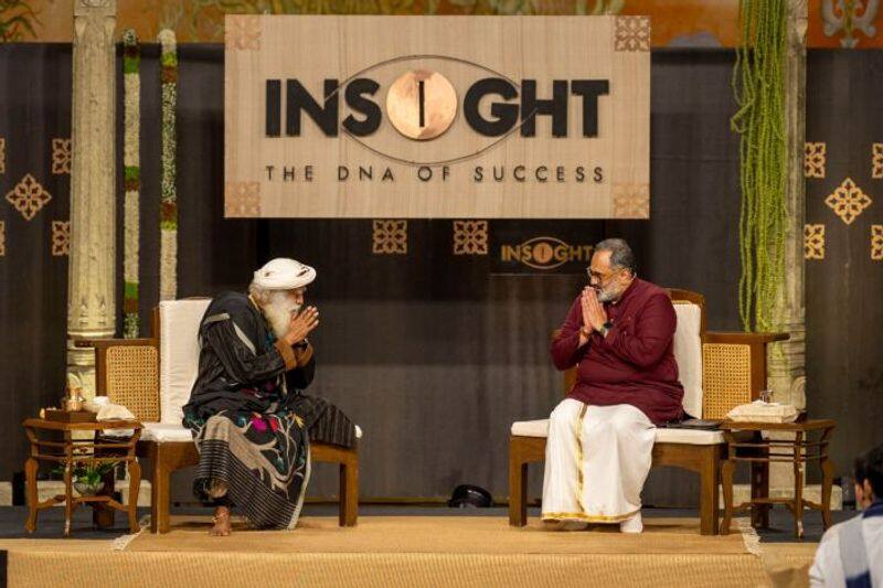 Tech transforming lives of 1.2 billion Indians daily Rajeev Chandrasekhar in conversation with Sadhguru at ISHA INSIGHT