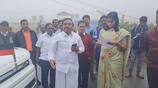 mp raja and minister ramachandran visit nilgiris for inspect affected areas by heavy rain vel