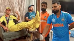 Team India Pacer Mohammed Shami hits out at Mitchell Marsh for putting feet on World Cup 2023 trophy kvn