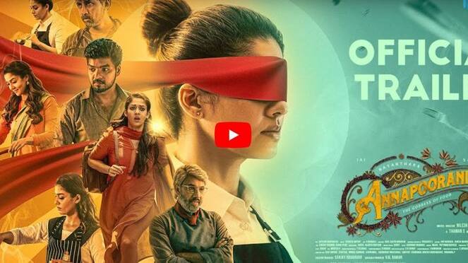 Nayanthara 75 th film Annapoorani trailer released mma