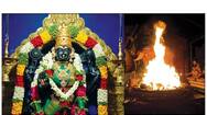 special poojas held at hosur prithiyangara devi temple on the occassion of karthigai month pournami Rya