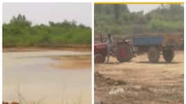 Lake soil illegally digging in kolar nbn