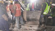Uttarakhand Tunnel Rescuers Dig Through Debris Pipe laying work completed ans