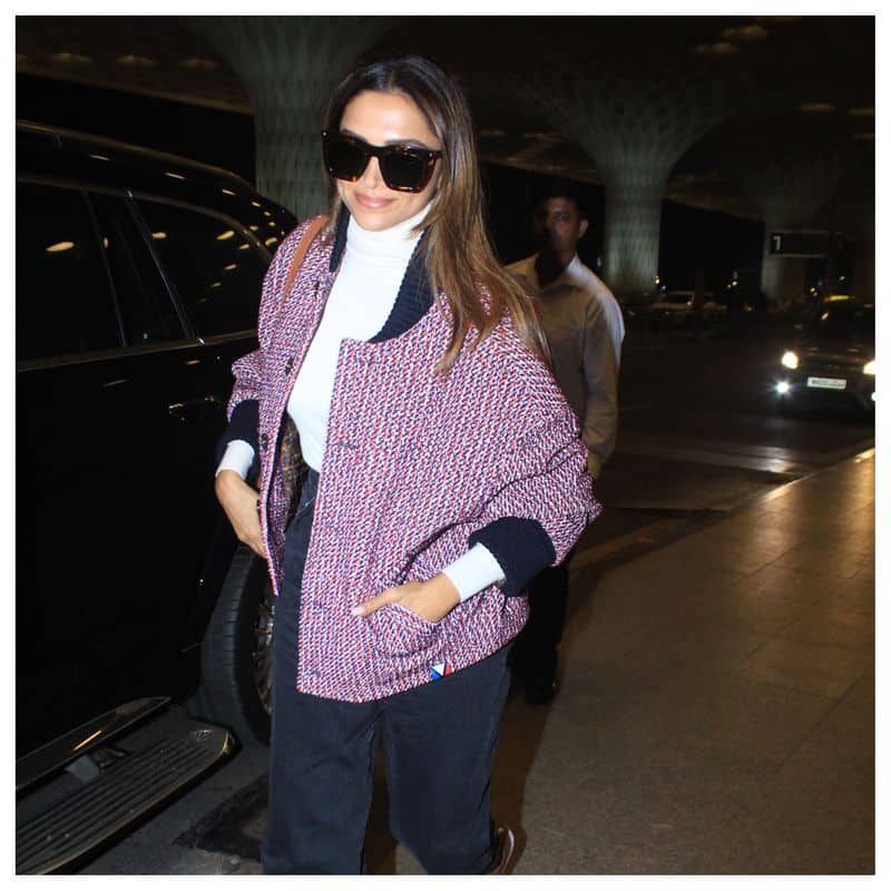 Deepika Padukone serves major winter fashion goals at Mumbai airport [PICTURES] ATG