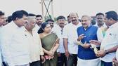 Minister KJ George visited Drought Areas in Chikkamagaluru grg 