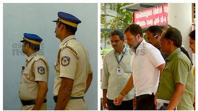 Kerala: 40 policemen assigned to guard Rahul Gandhi for 50 hours rkn