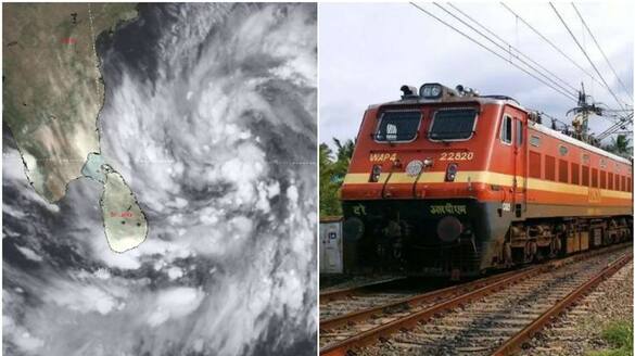cyclone michaung southern railway cancelled 35 trains in kerala joy