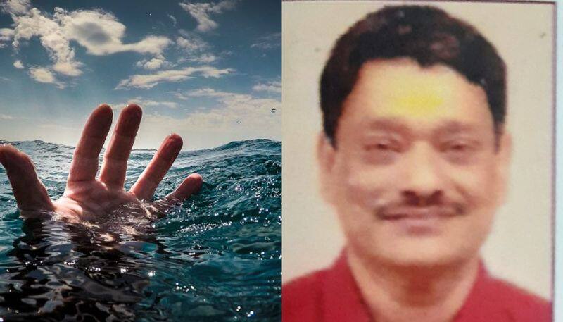 70 year old man drowned in temple pond in thrissur while save his grand son vkv