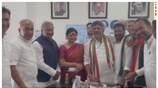 Telangana congress meet Governor to form government nbn