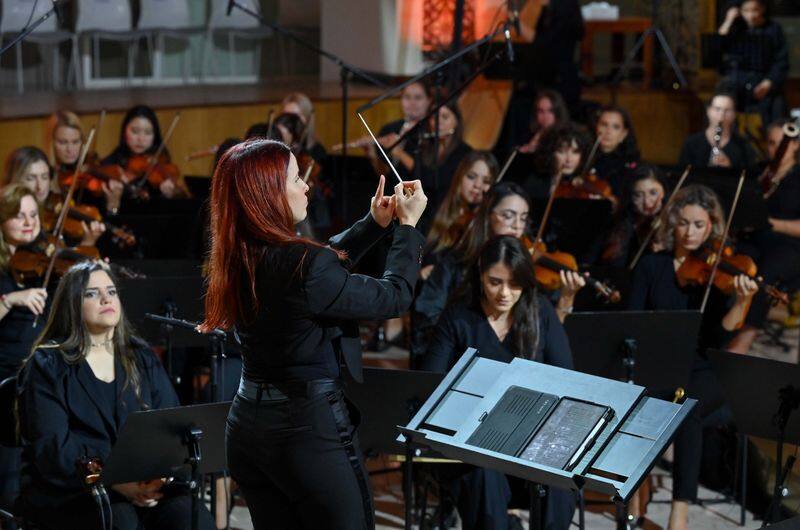 Firdaus Orchestra performed at abu dhabi as part of uae national day 