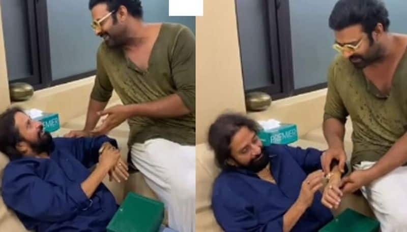Global Star Prabhas Special Gift For Her Acting Teacher Satyanand JMS