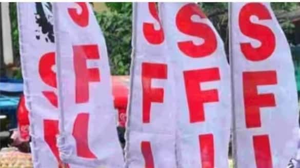 sfi calicut university protest after msf student election victory