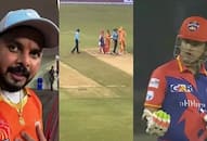 legends league cricket gautam gambhir sreesanth fight video goes viral on social media zrua