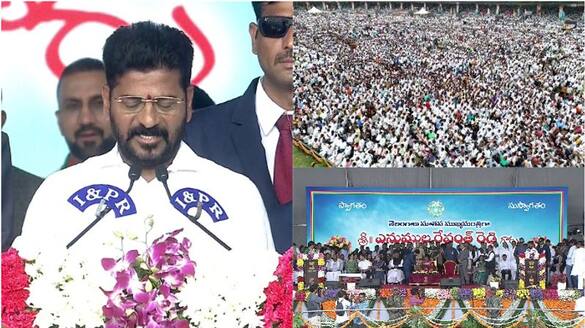 Revanth reddy sworn in as Telengana CM