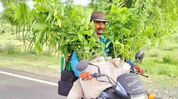 rajasthan barmer teacher bhairaram bhakhar planted more than 4 lacs trees in thar desert zkamn