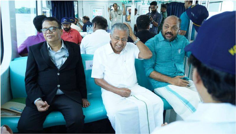 completely different experience Chief Minister Pinarayi Vijayan hand written wishes to Kochi Water Metro SSM