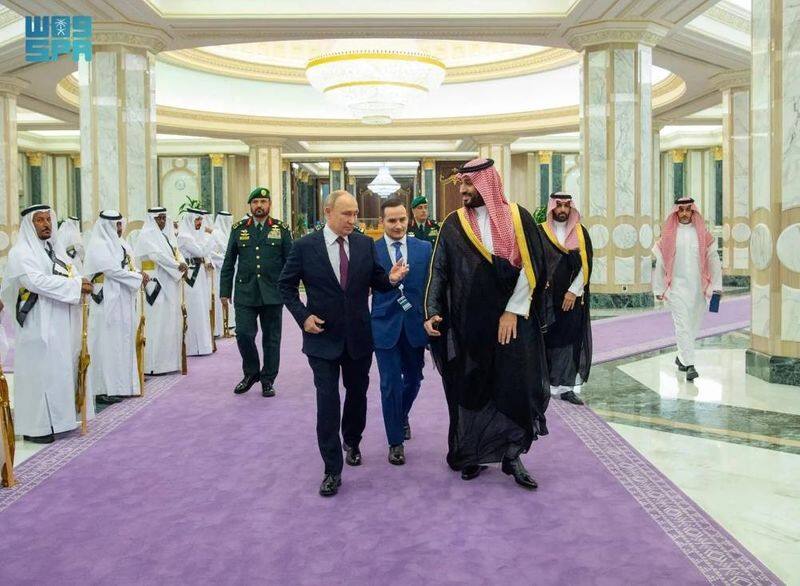 Russian president Vladimir Putin meets Saudi crown prince in Riyadh