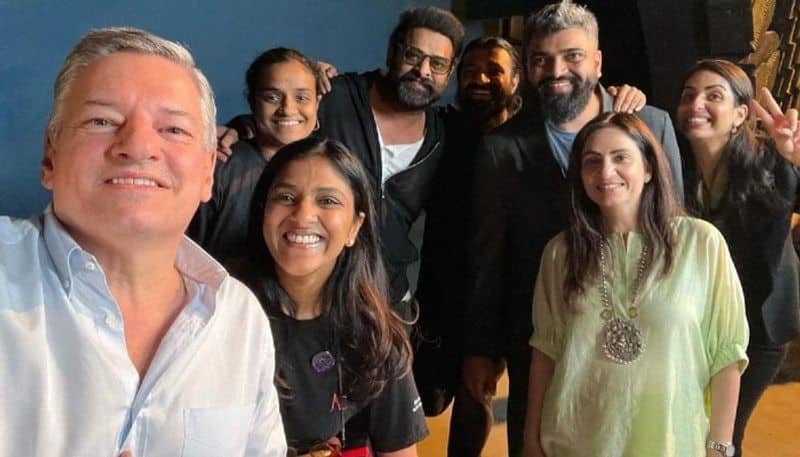Netflix Ceo Ted Sarandos  met Prabhas and Kalki Team Rebelstar Look Goes Viral NSK