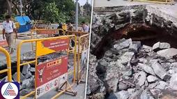 Brand Bengaluru exposed: Another white-topping road collapses near Ulsoor Lake, Traffic diverted (WATCH) vkp