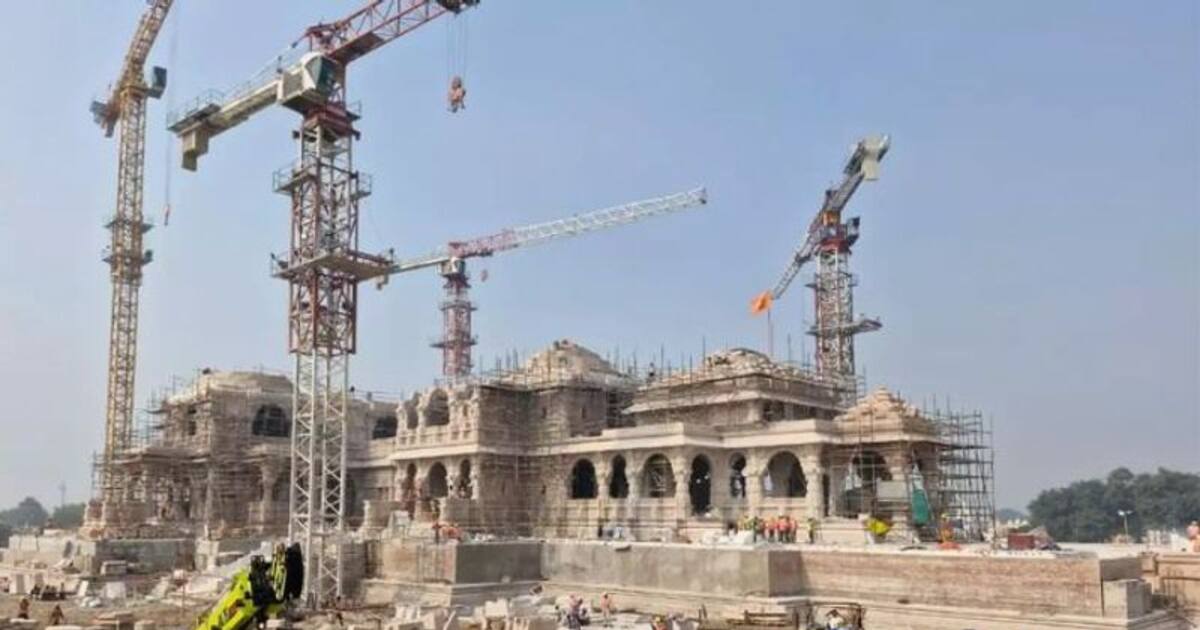PHOTOS: Closer look at Ram Mandir work progress in Ayodhya