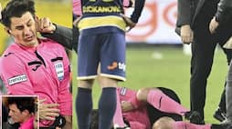 Turkish football league suspended after Ankaragucu president punches referee kvn