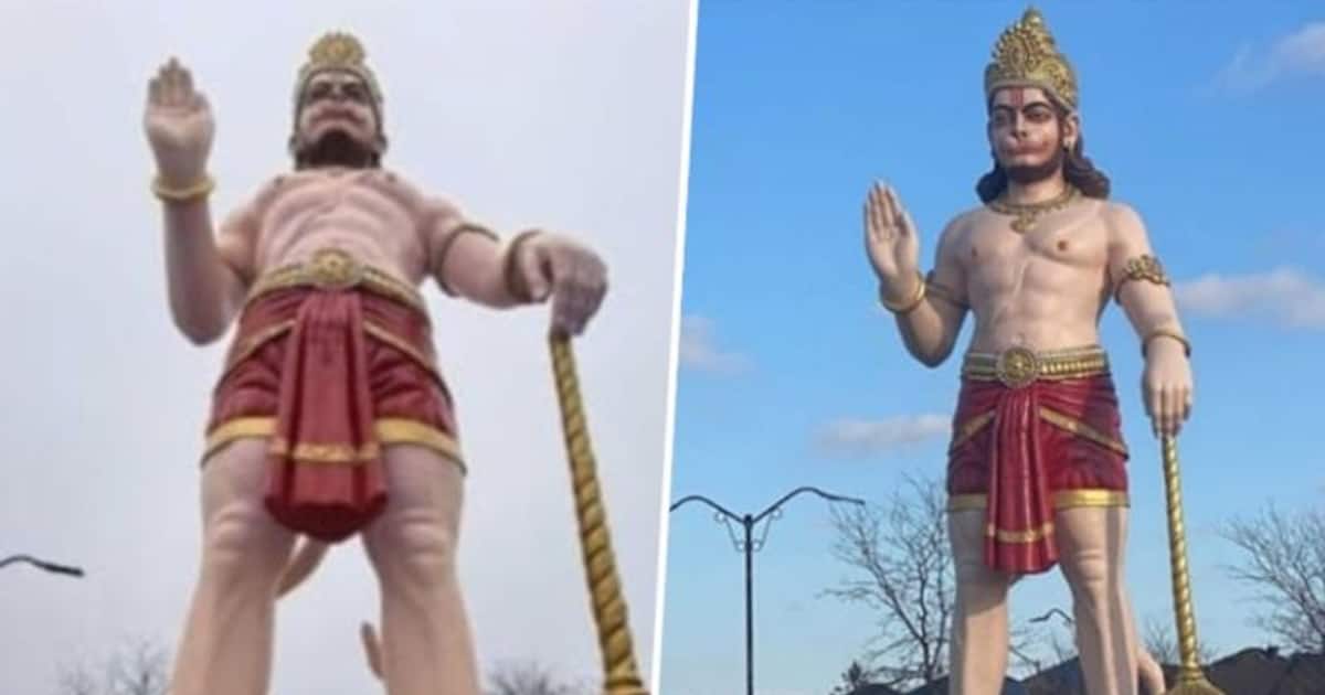 Canada Tallest Hanuman statue comes up in Brampton, to be unveiled