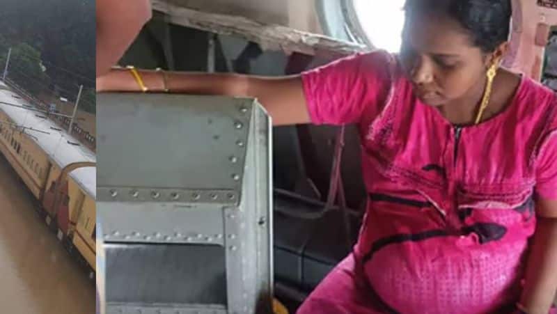 Pregnant woman stranded at  Srivaikuntam railway station rescued safely tvk