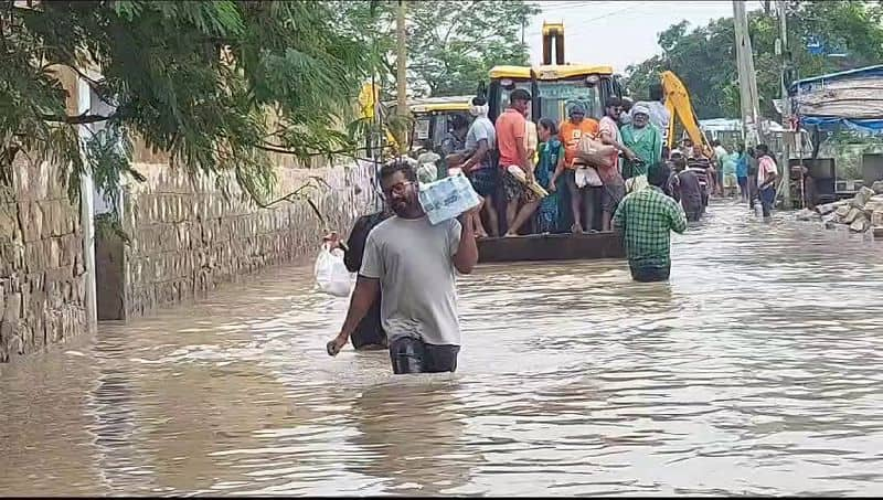 Union Minister Nirmala Sitharaman consultation with Annamalai and L Murugan regarding Tamil Nadu floods KAK