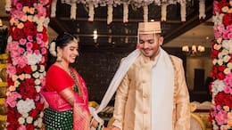 chennai super kings star Tushar Deshpande marriage with 'school crush' Nabha Gaddamwar RMA