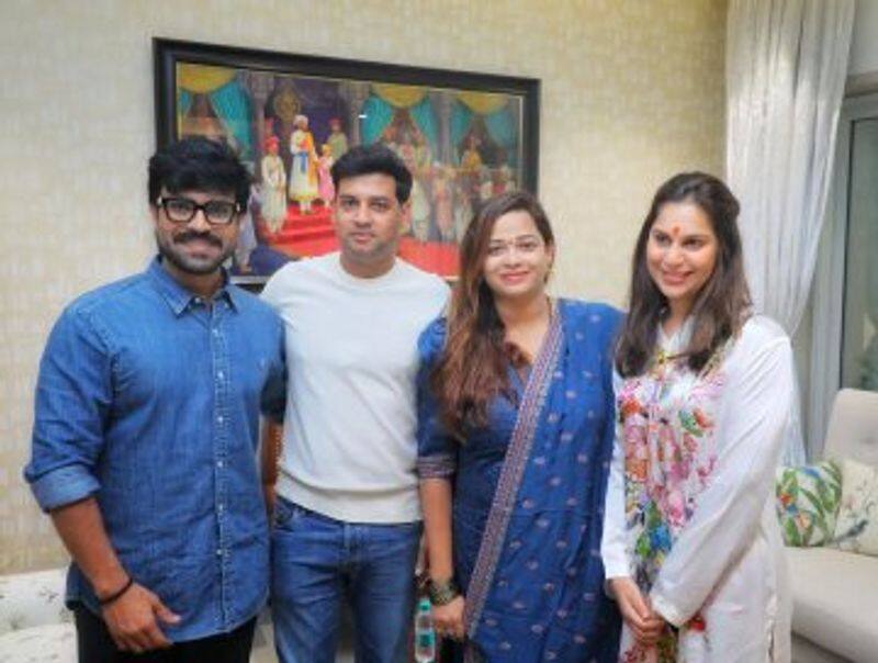 Ram Charan Upasana Konidela Meet Maharastra Chief Minister Eknath Shinde NSK