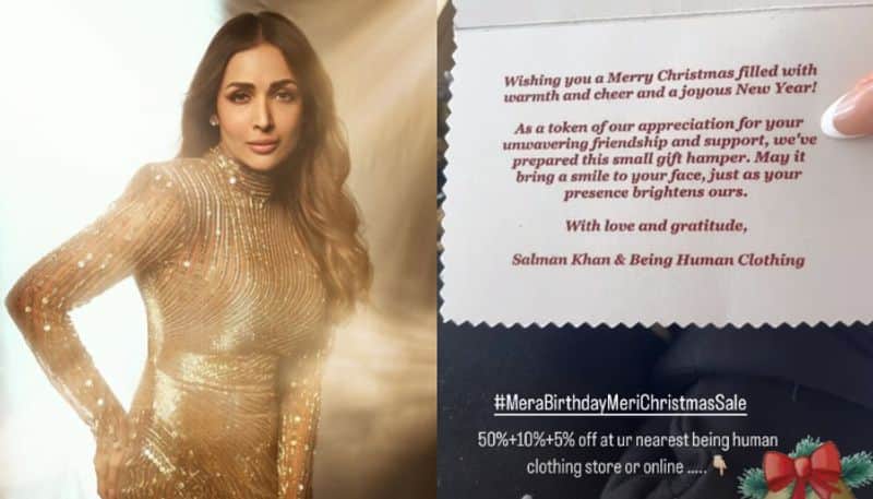 Salman Khan sends special Christmas gift hamper to Malaika Arora, actress  gives the sweetest shoutout