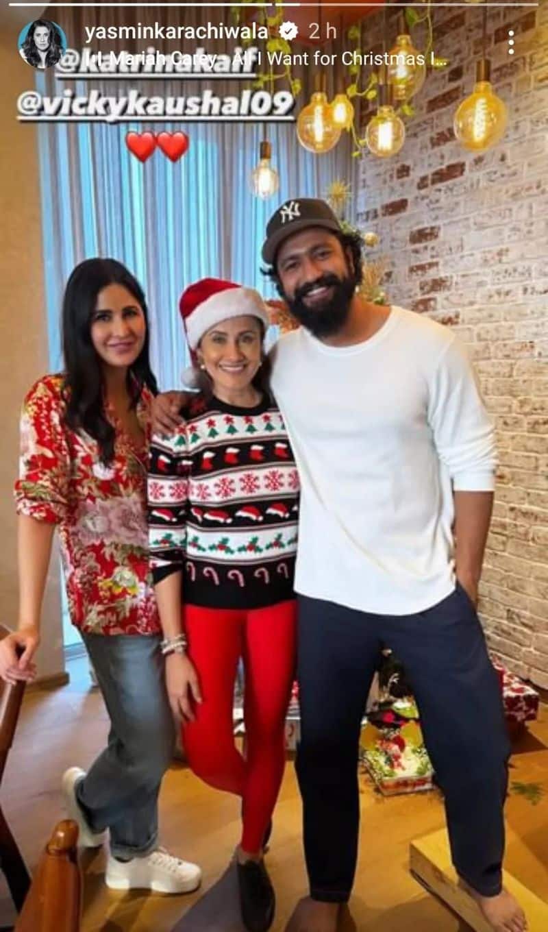 Katrina Kaif, Vicky Kaushal share some lovey-dovey photos from their Christmas celebration  RBA