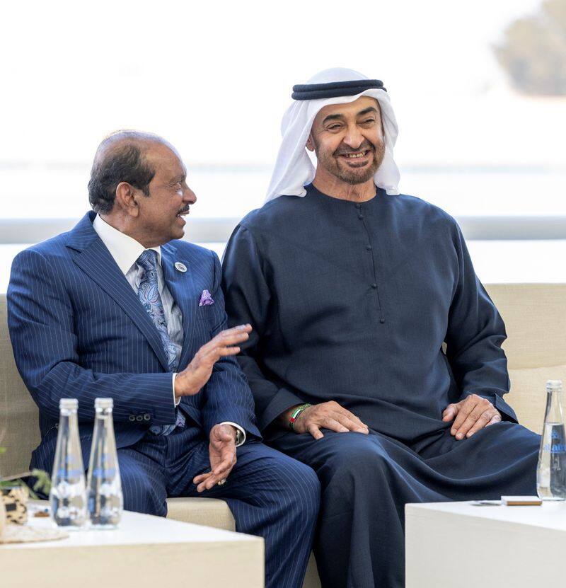 ma Yusuff Ali showed his first passport to Sheikh Mohammed bin Zayed