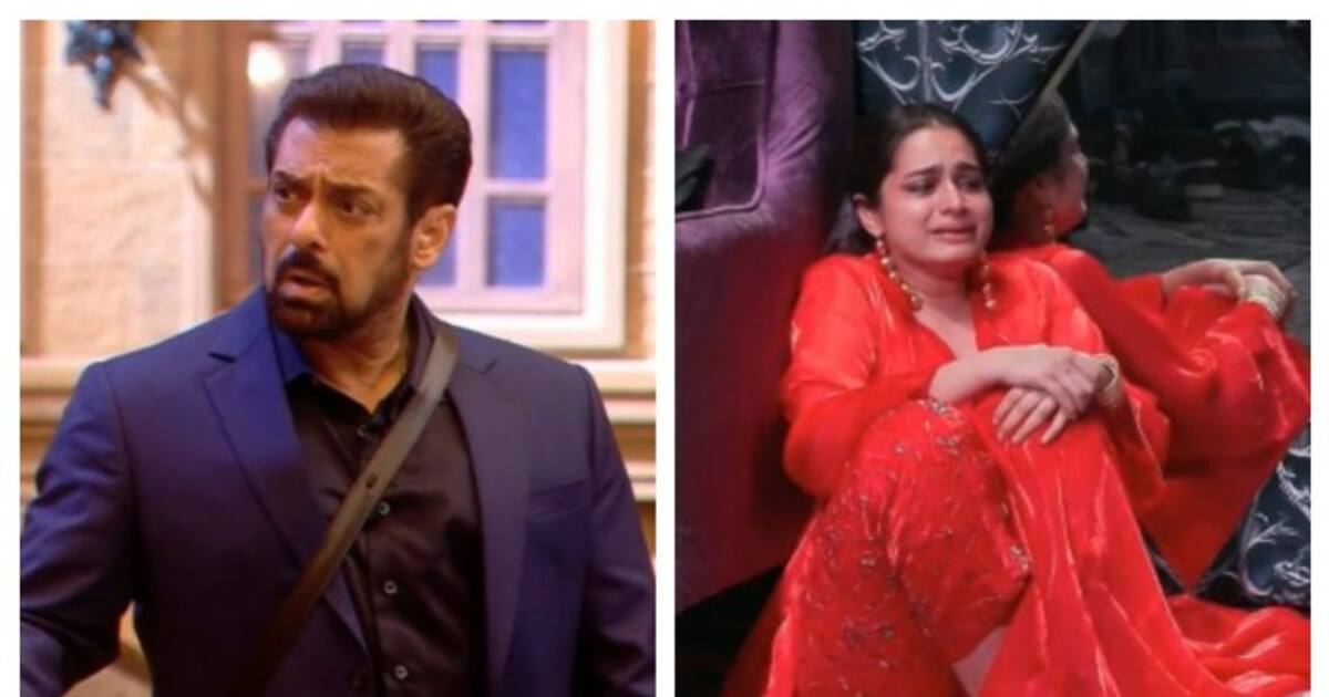 Bigg Boss 17 Update Ayesha Khan Faints After Weekend Ka Vaar Salman Khan Steps In To Diffuse 6223