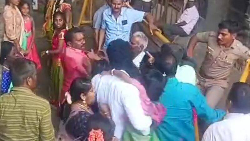 Devotees attacked each other in Annamalaiyar temple in Tiruvannamalai tvk